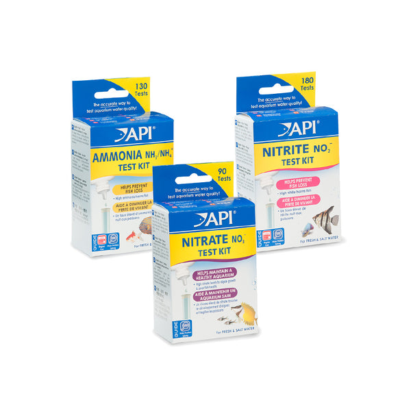 API Ammonia, Nitrite & Nitrate Test Kits | Pond Water Care - Genkikoi